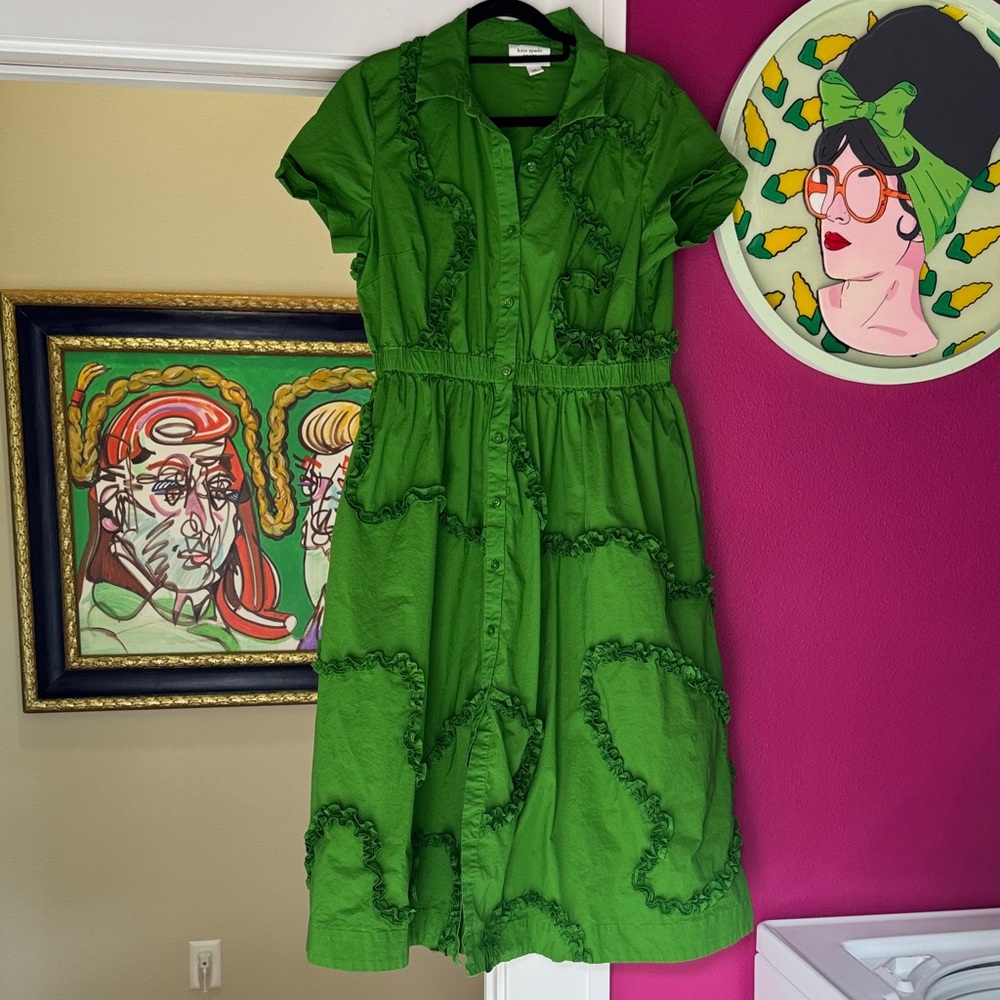 Kate Spade for Target ruffle-Trim Button-Front Dress